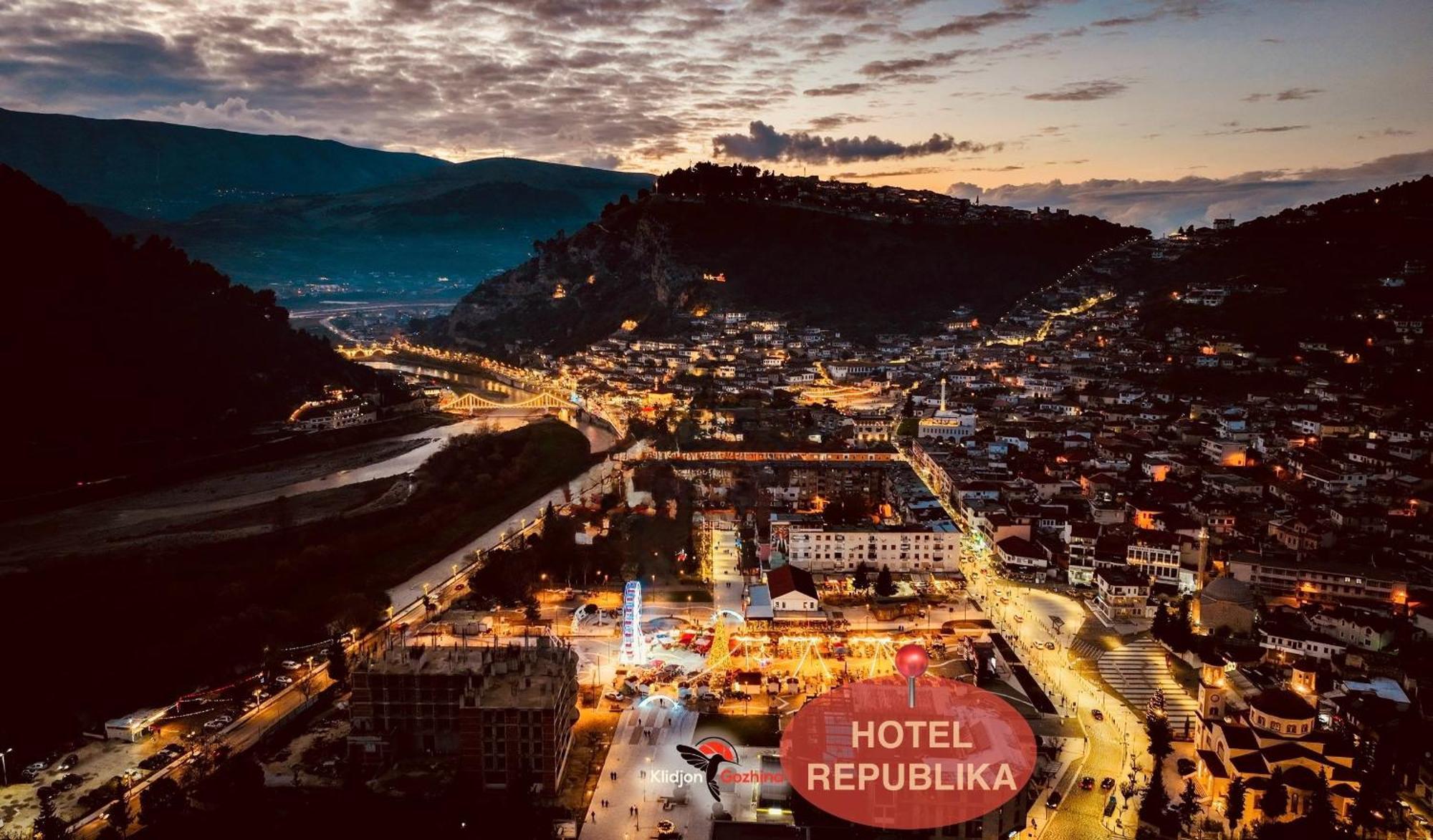 Hotel Republika Berat Buitenkant foto